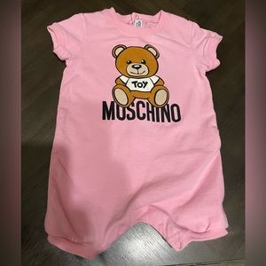 Moschino Baby onesie pink 6-9 months
